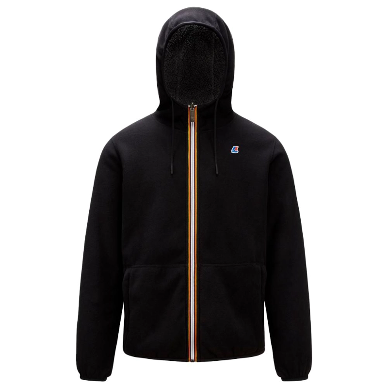 CHAQUETA JACQUES POLAR REVERSIBLE BLACK GREY SMOKE - 1