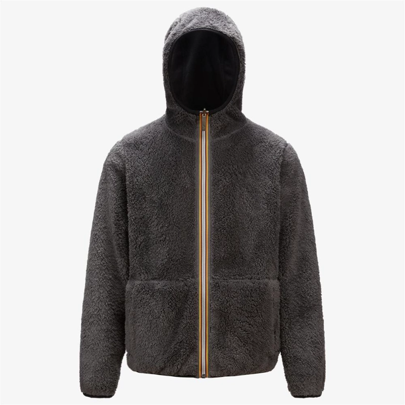 CHAQUETA JACQUES POLAR REVERSIBLE BLACK GREY SMOKE - 2