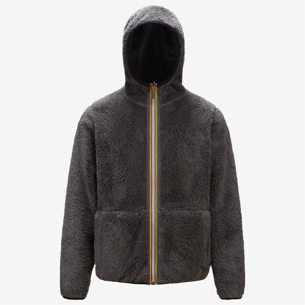 CHAQUETA JACQUES POLAR REVERSIBLE BLACK GREY SMOKE - 2