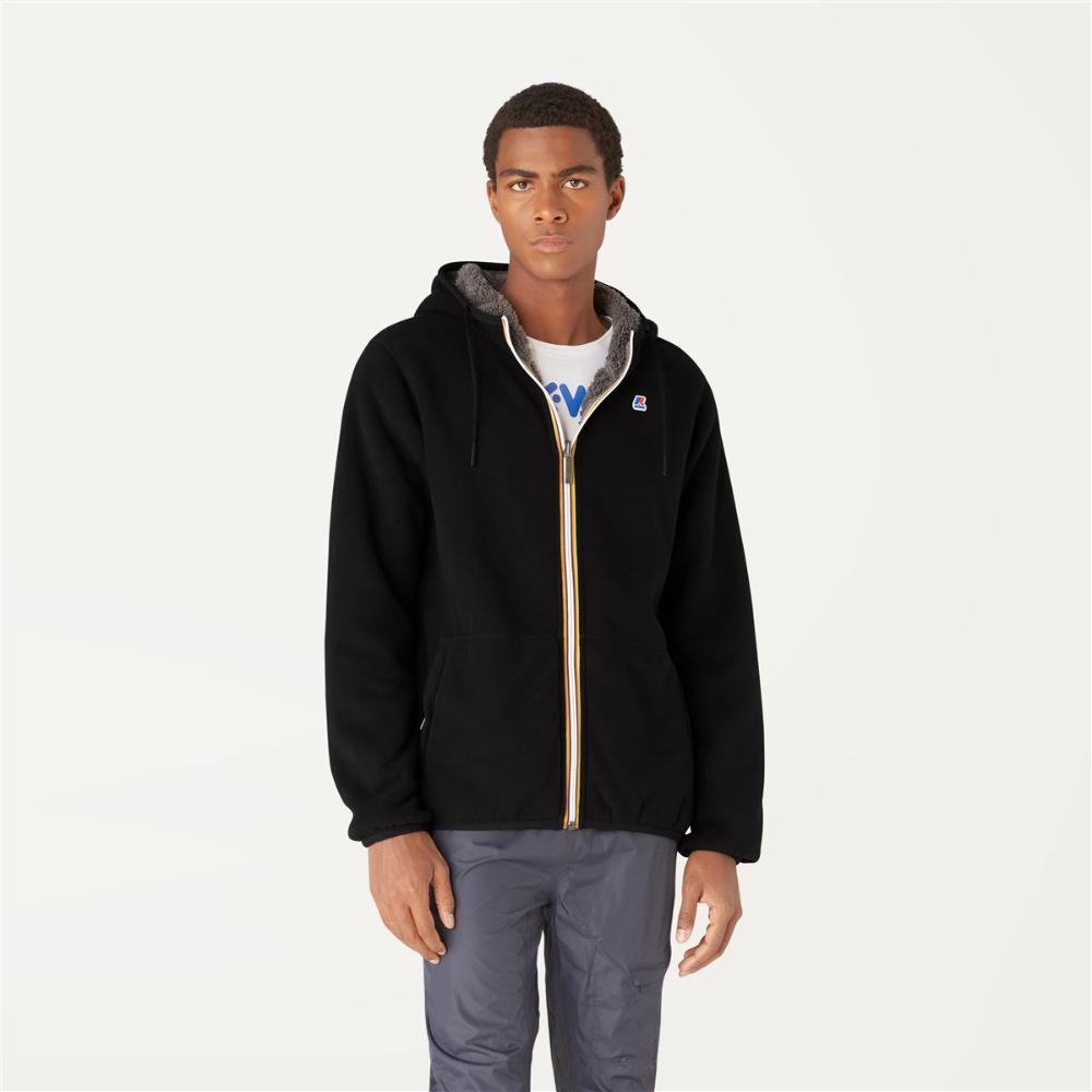 CHAQUETA JACQUES POLAR REVERSIBLE BLACK GREY SMOKE - 3