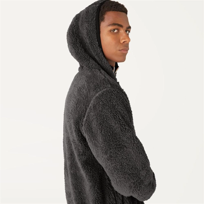 CHAQUETA JACQUES POLAR REVERSIBLE BLACK GREY SMOKE - 4