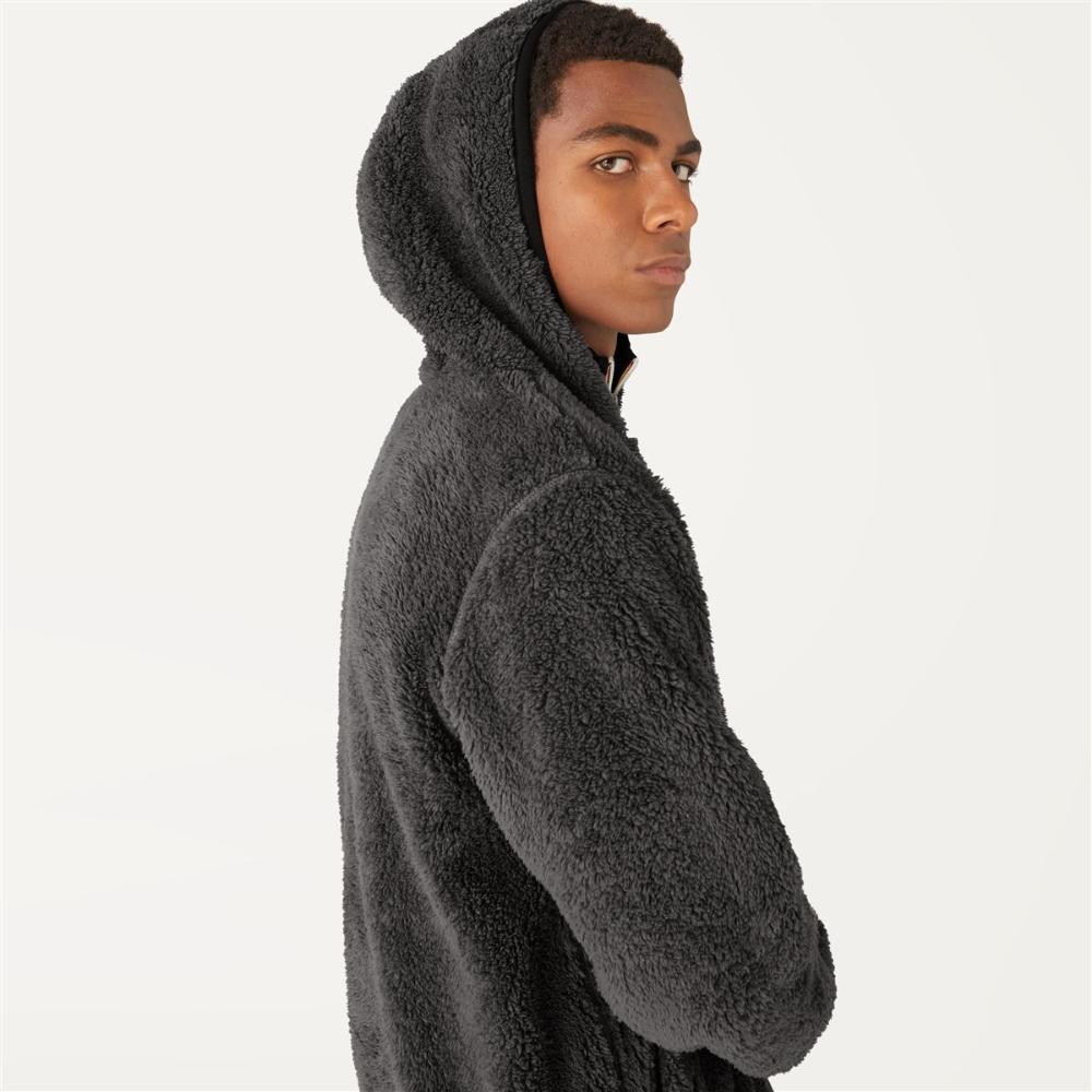 CHAQUETA JACQUES POLAR REVERSIBLE BLACK GREY SMOKE - 4
