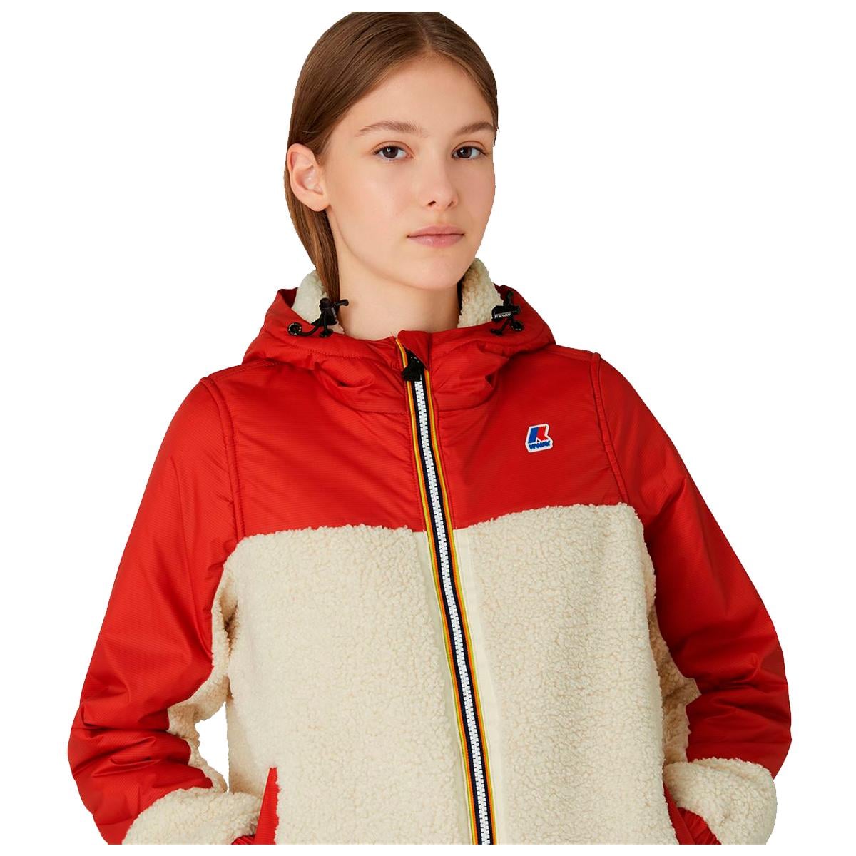 CHAQUETA LE VRAI 3.0 NEIGETTE ORSETTO ECRU RED - 5