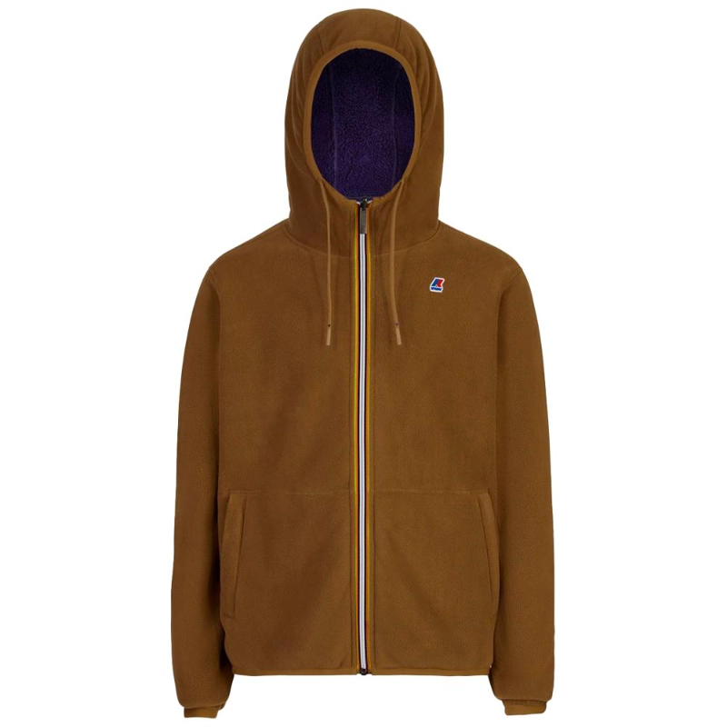 CHAQUETA JACQUES POLAR REVERSIBLE BROWN BLUE - 1