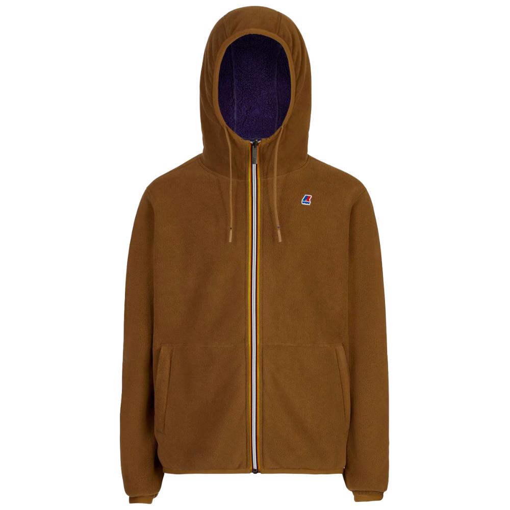 CHAQUETA JACQUES POLAR REVERSIBLE BROWN BLUE - 1