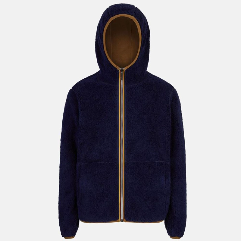 CHAQUETA JACQUES POLAR REVERSIBLE BROWN BLUE - 2