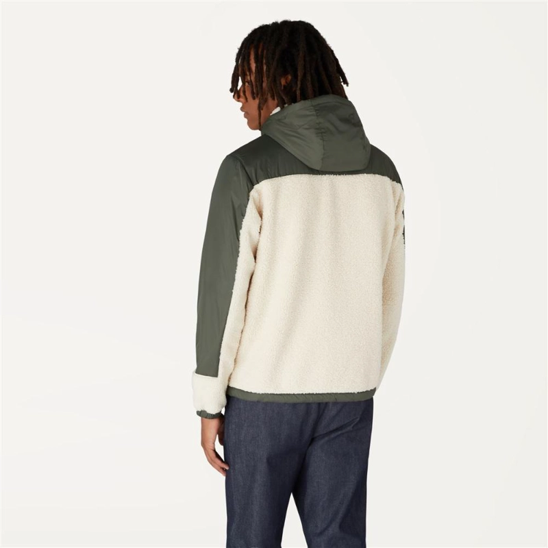 CHAQUETA LE VRAI 3.0 NEIGE ORSETTO ECRU GREEN BLACKISH - 3