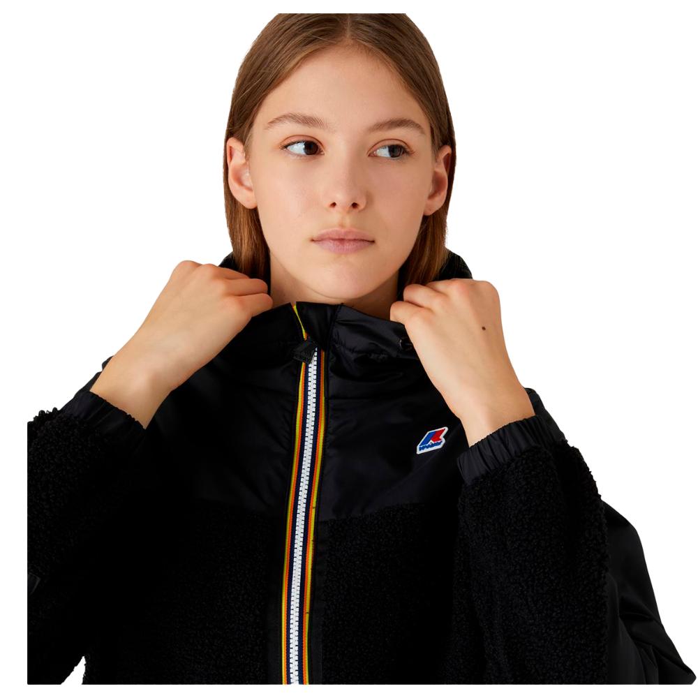 CHAQUETA LE VRAI 3.0 NEIGETTE ORSETTO BLACK - 5