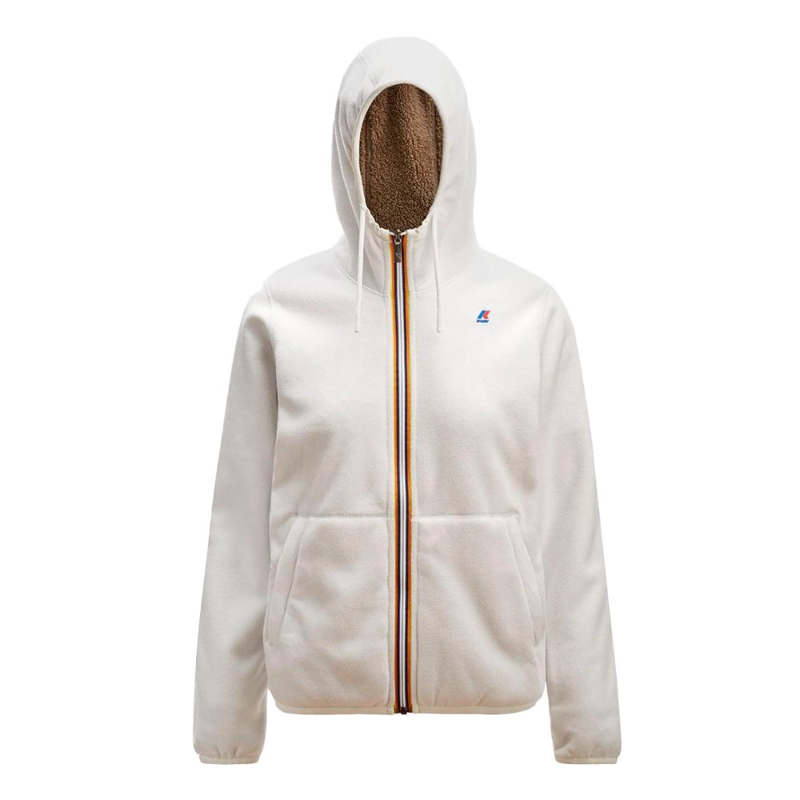 POLERON LILY POLAR REVERSIBLE WHITE MILK BEIGE TAUPE - 1