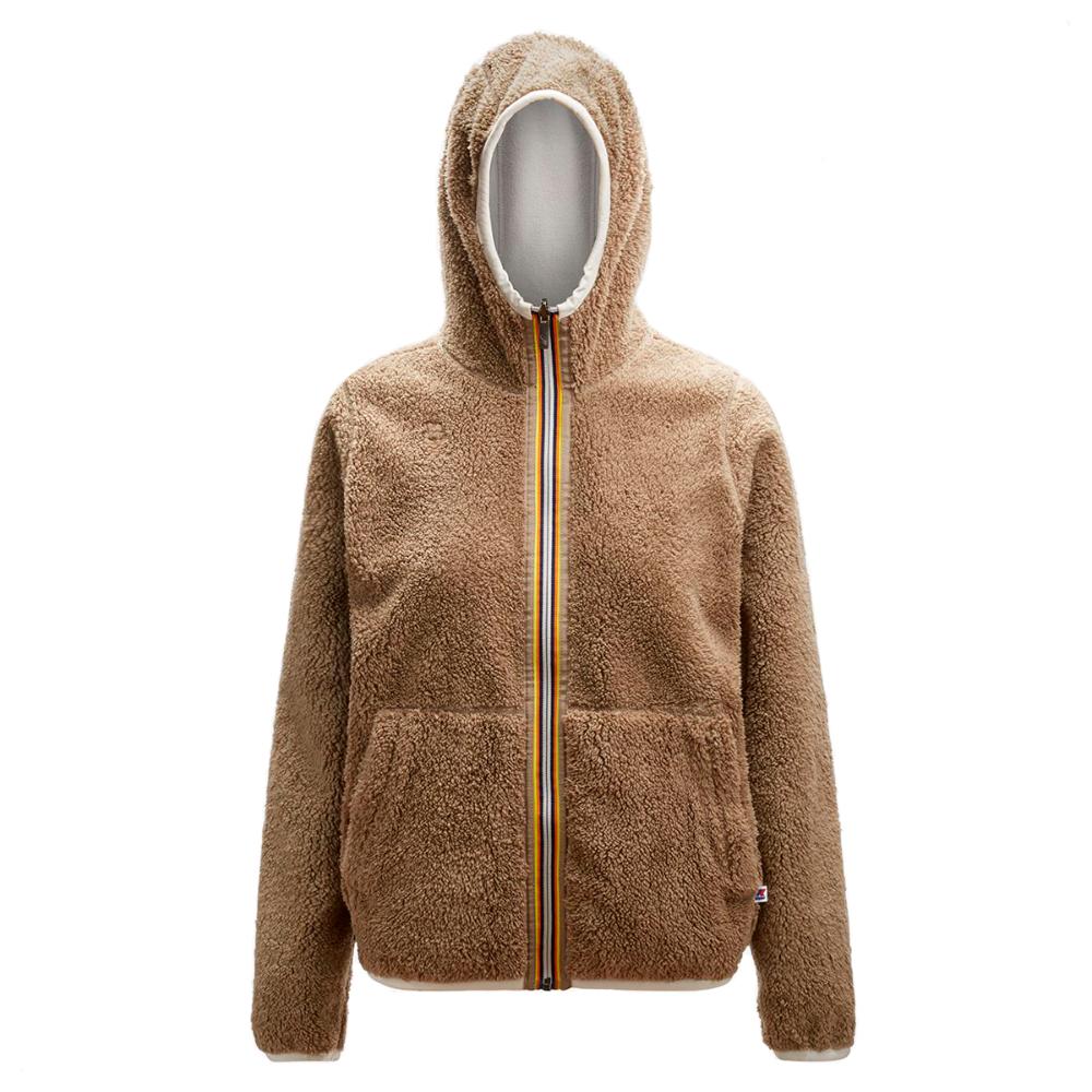 POLERON LILY POLAR REVERSIBLE WHITE MILK BEIGE TAUPE - 2