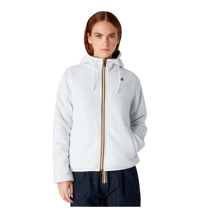POLERON LILY POLAR REVERSIBLE WHITE MILK BEIGE TAUPE - 3