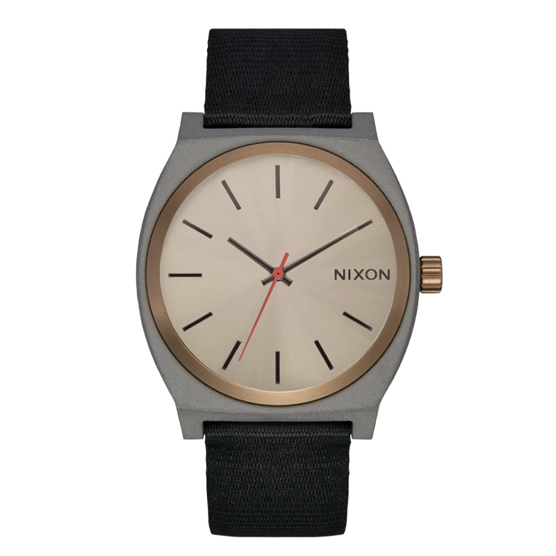 RELOJ TIME TELLER NYLON DARK GRAY PUMICE BLACK - 1