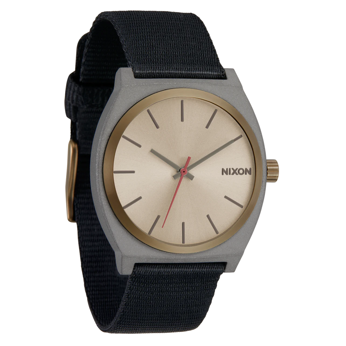 RELOJ TIME TELLER NYLON DARK GRAY PUMICE BLACK - 2