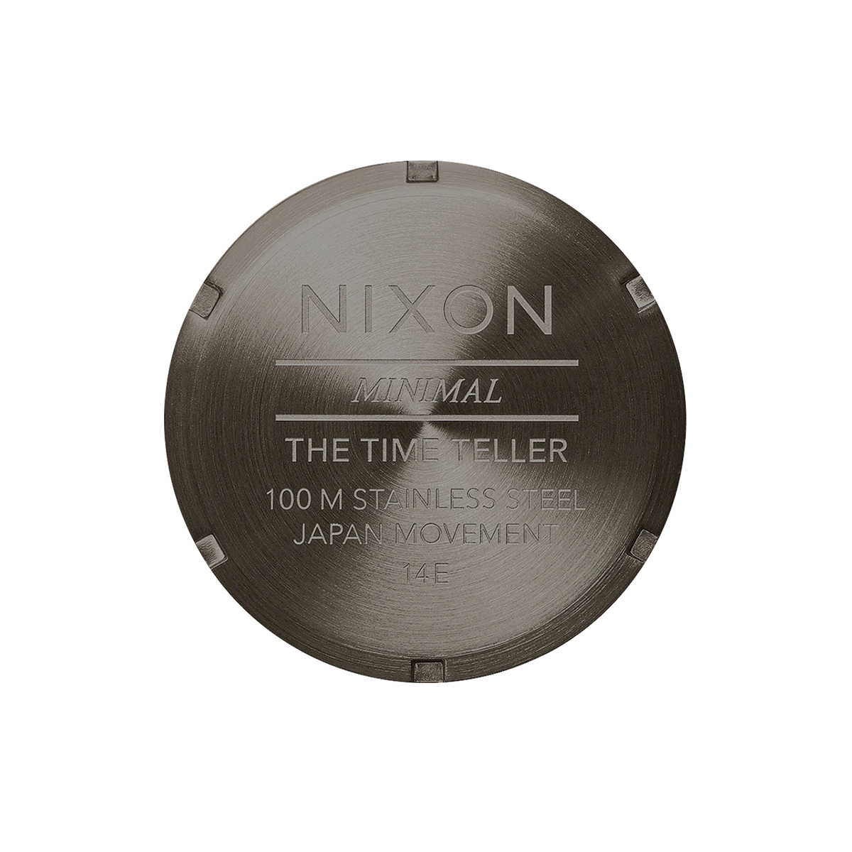 RELOJ TIME TELLER NYLON DARK GRAY PUMICE BLACK - 5
