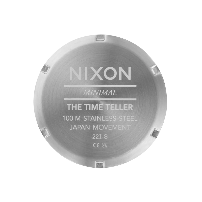 RELOJ TIME TELLER LEATHER SILVER EGRET CRANBERRY - 5