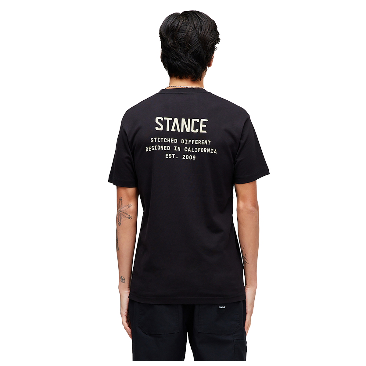 POLERA STANCE ESTABLISHED BLACK - 4