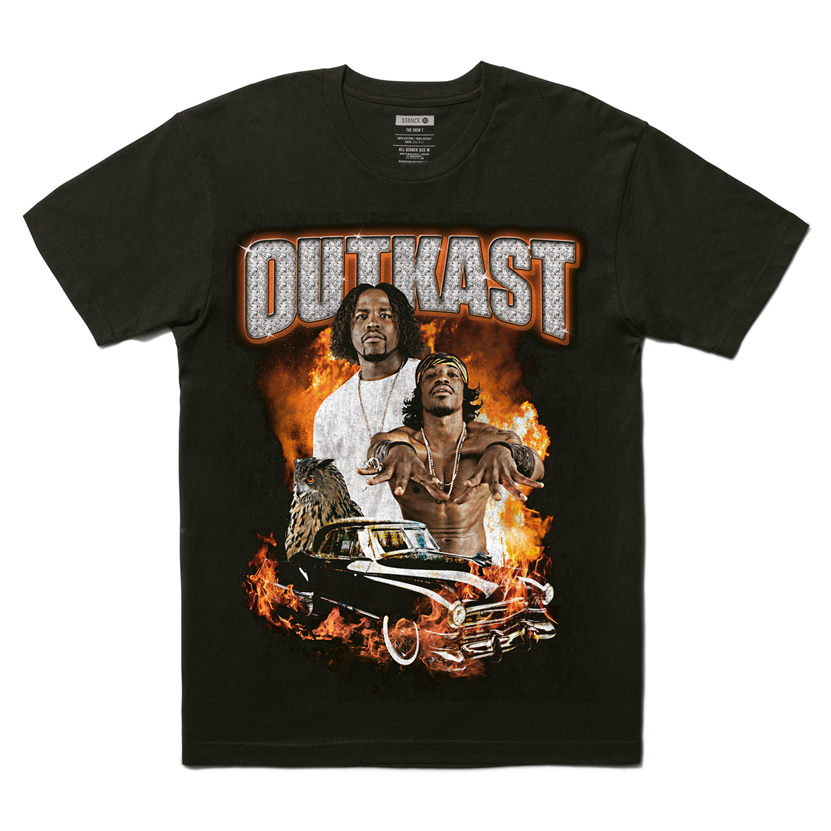 POLERA STANCE OUTKAST BLACK - 1