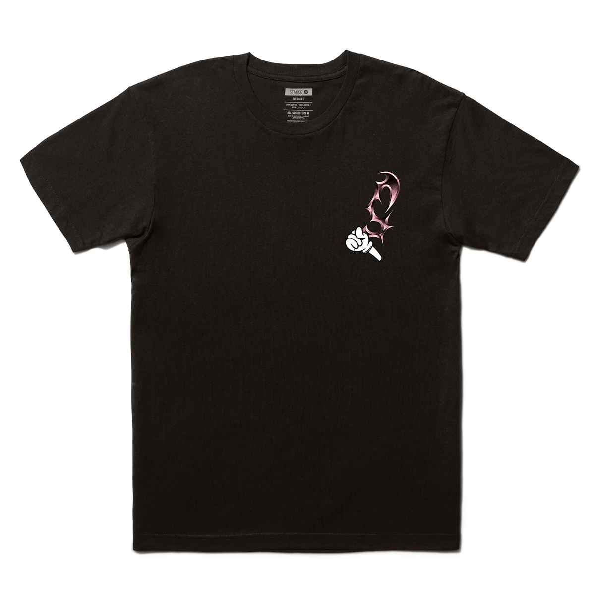 POLERA STANCE BLADES BLACK - 1