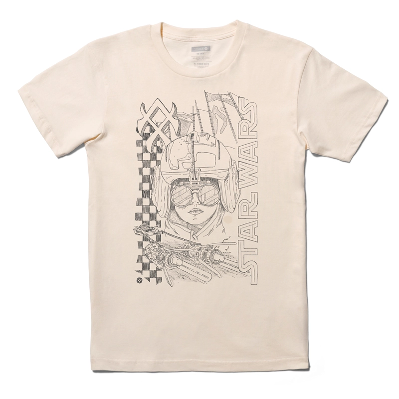 POLERA STANCE ANAKIN VINTAGE WHITE - 1