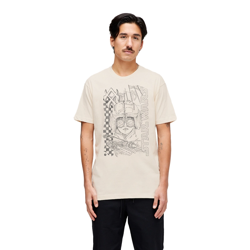 POLERA STANCE ANAKIN VINTAGE WHITE - 3