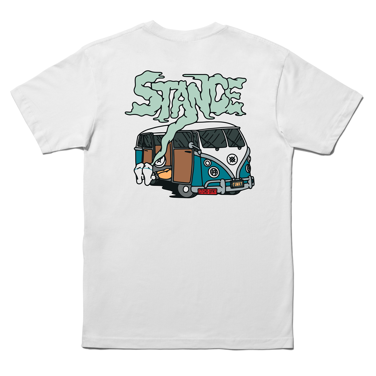 POLERA STANCE OZONE WHITE - 2