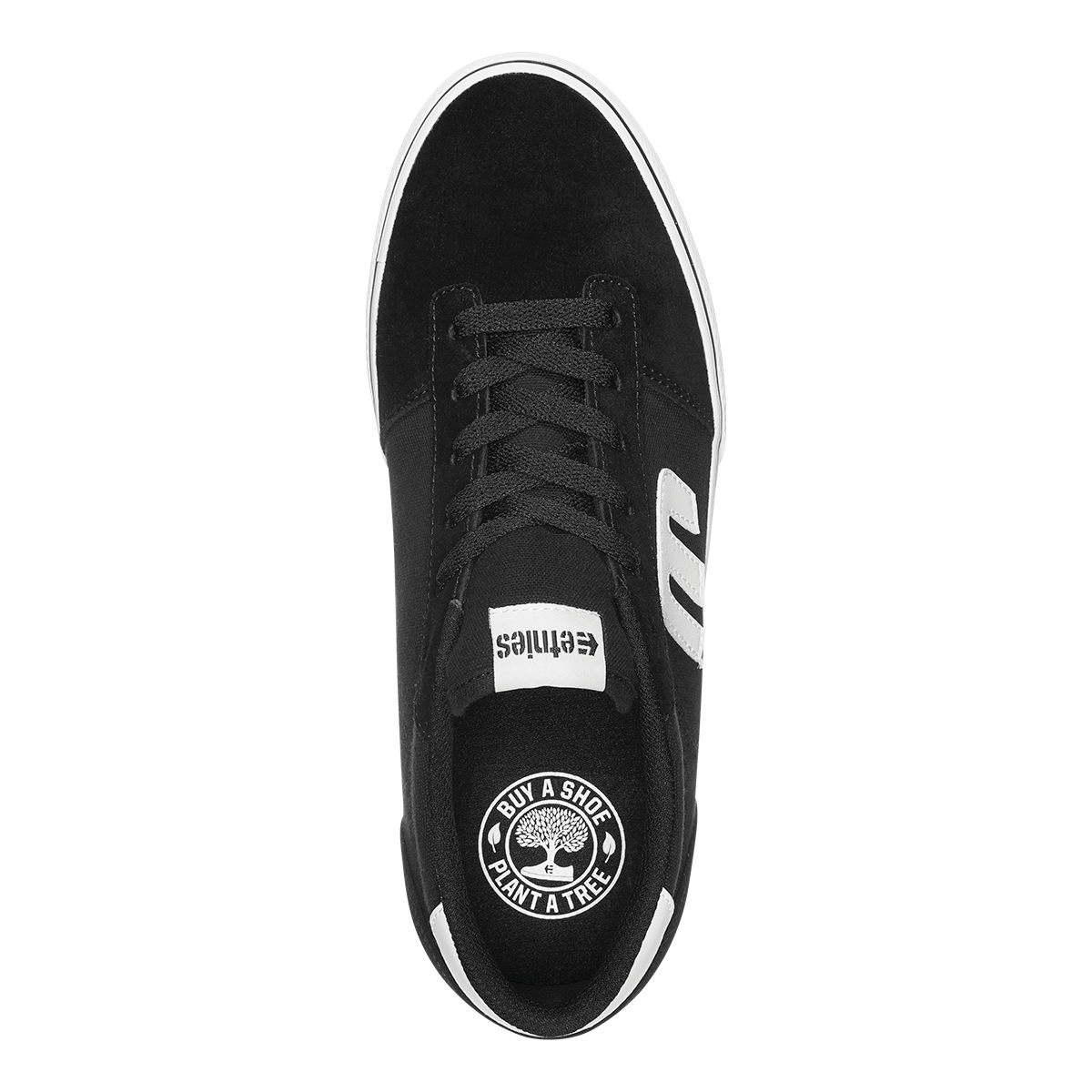 ZAPATILLA ETNIES CALLI VULC BLACK WHITE - 2