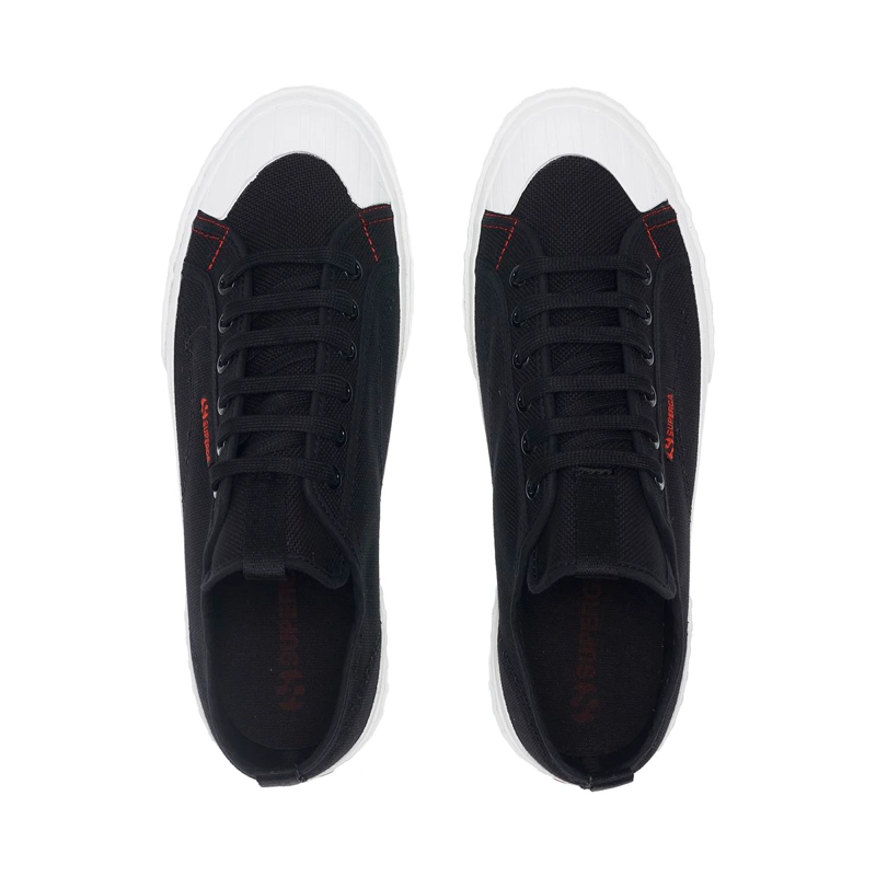 ZAPATILLA 2630 STRIPE BLACK WHITE RED - 4