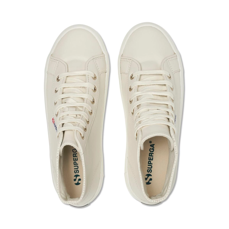 ZAPATILLA 2341 ALPINA NAPPA BEIGE LIGHT EGGSHELL - 4