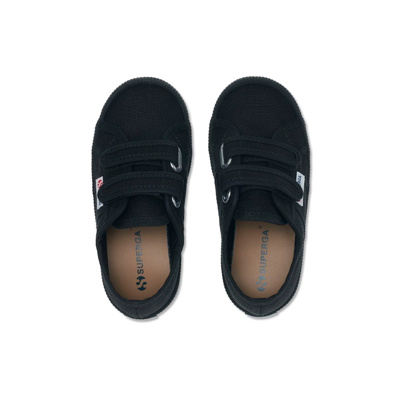 ZAPATILLA 2750 KIDS STRAP EASILY FULL BLACK - 4