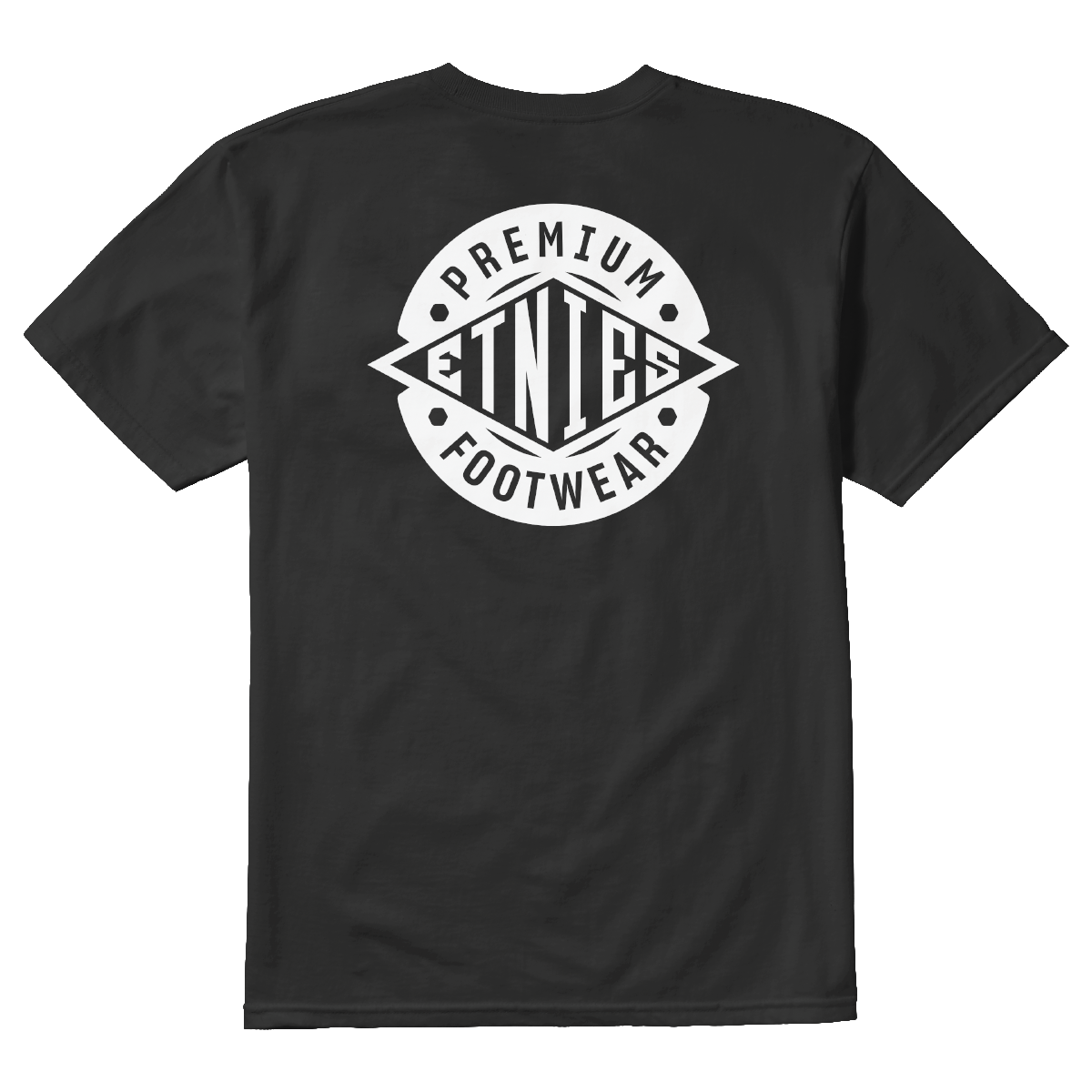POLERA ETNIES PREMIUM FW BLACK WHITE - 2