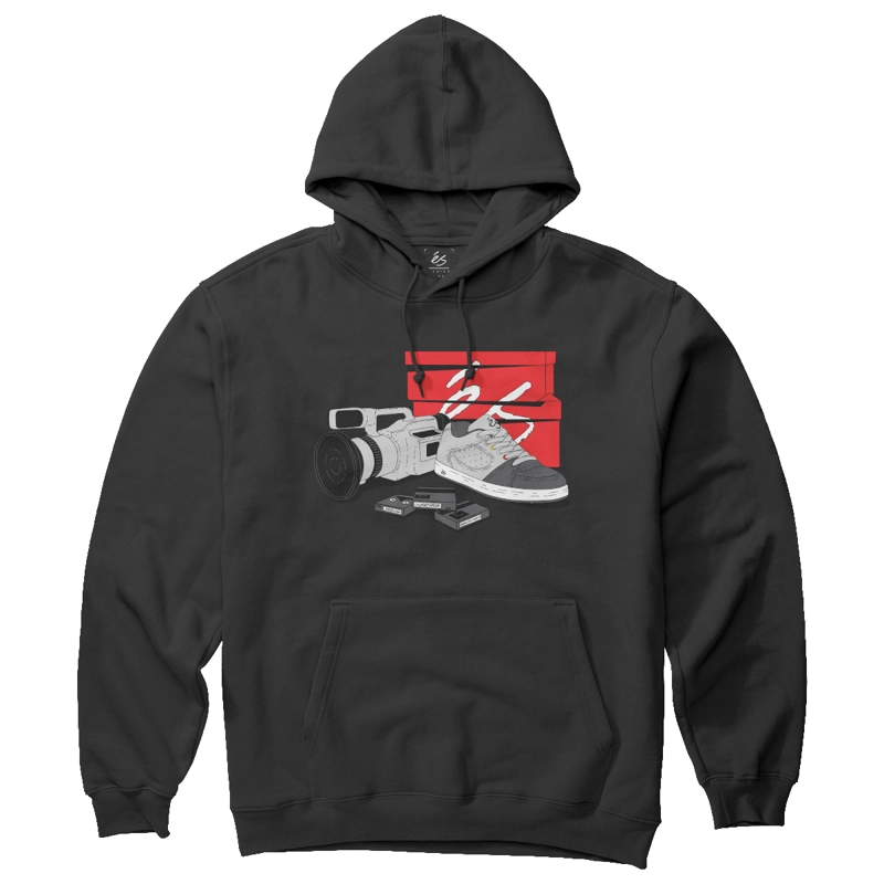 POLERON E S VX HOODIE BLACK - 1