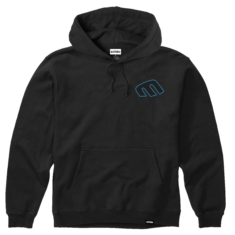 POLERON ETNIES SANTA CRUZ RETRO DOT HOODIE BLACK - 1