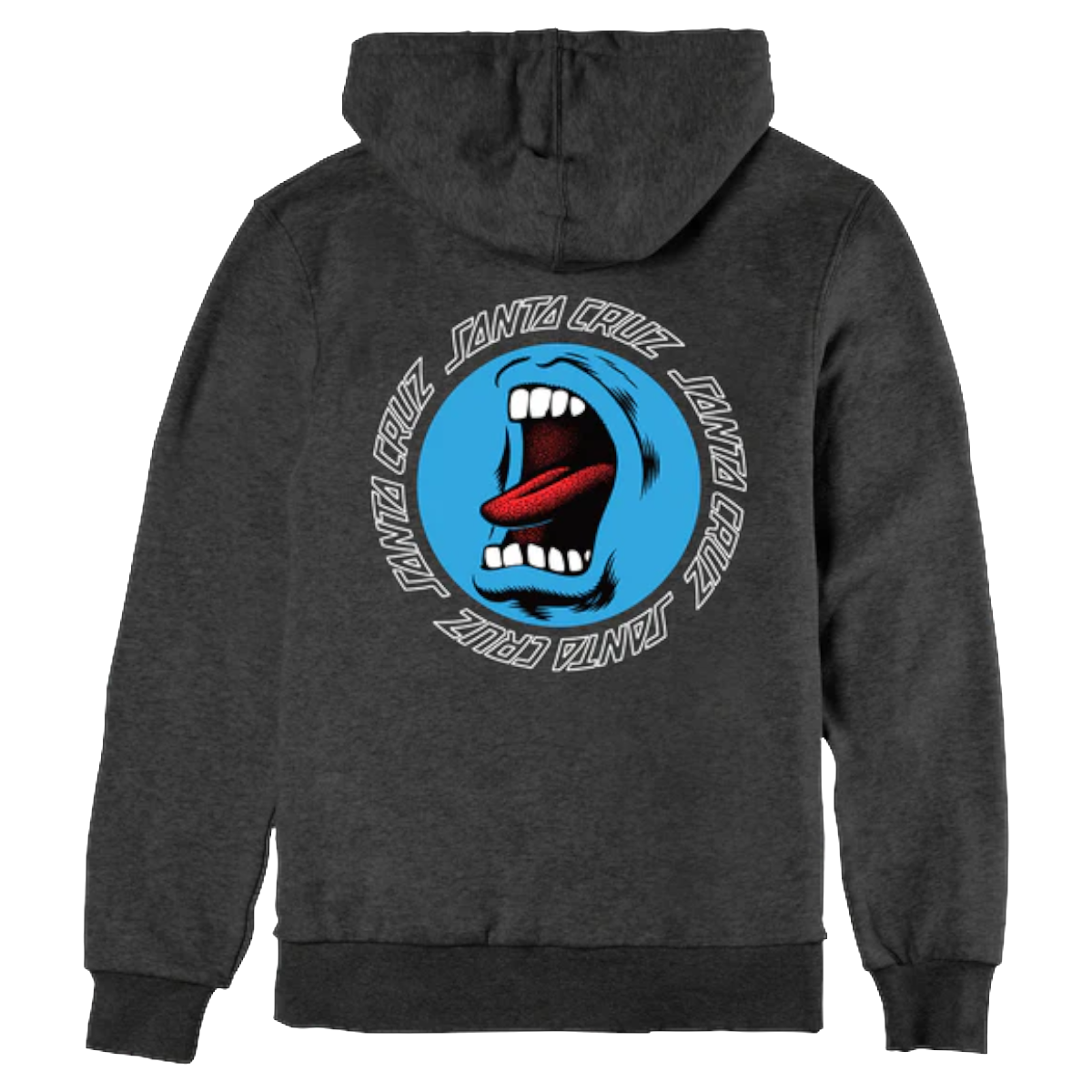 POLERON ETNIES SCREAMING HAND HOODIE CHARCOAL - 2