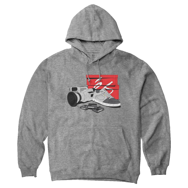POLERON E S VX HOODIE CHARCOAL HEATHER - 1