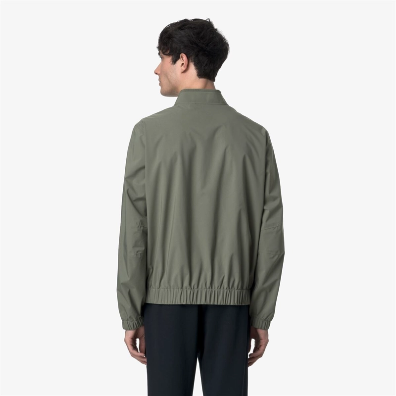 CHAQUETA MEN IMPERMEABLE AURENE STRETCH DOT GREEN - 4