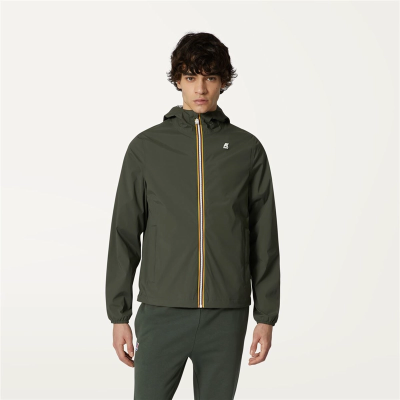 CHAQUETA MEN NAILON JACK STRETCH GREEN BLACKISH - 2
