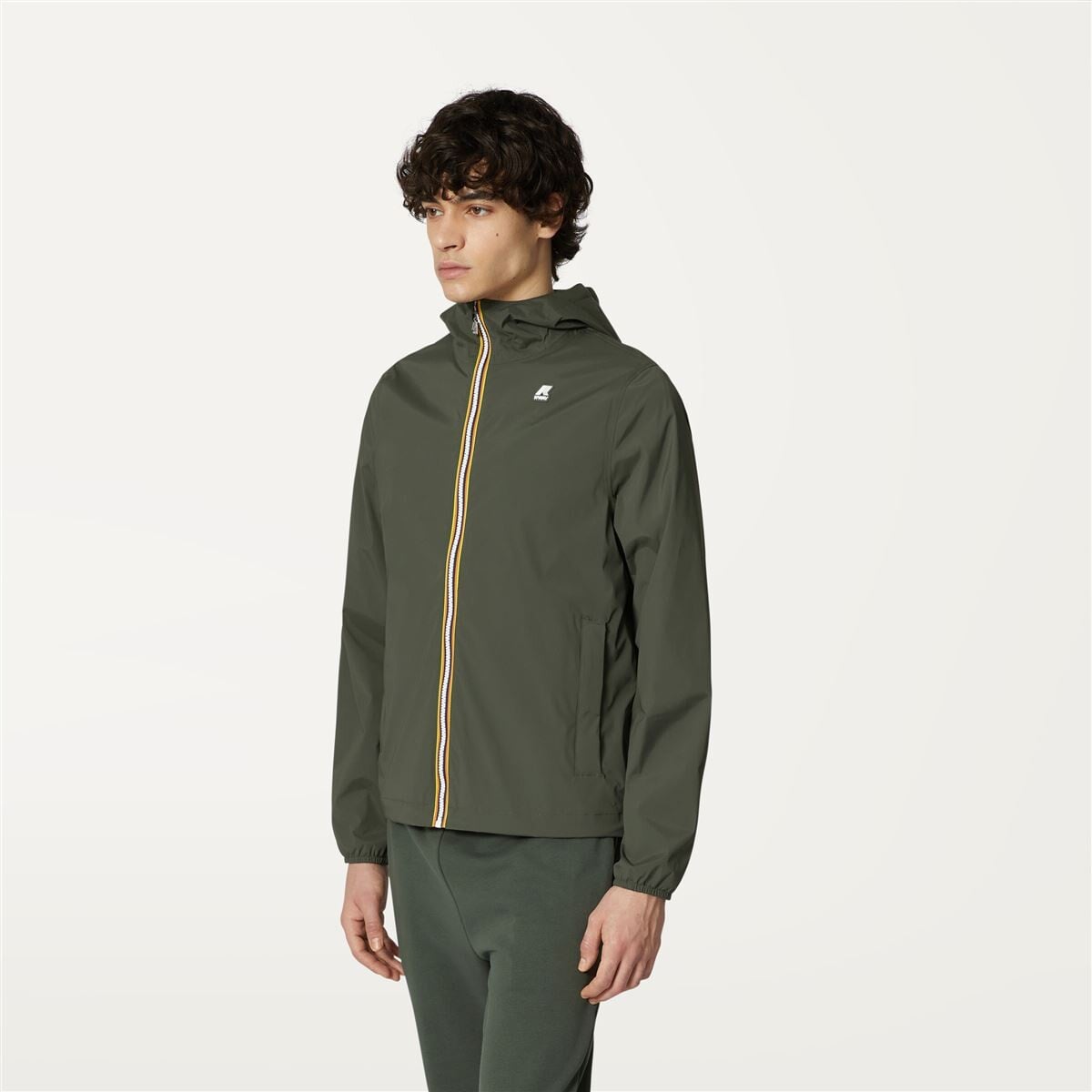 CHAQUETA MEN NAILON JACK STRETCH GREEN BLACKISH - 3