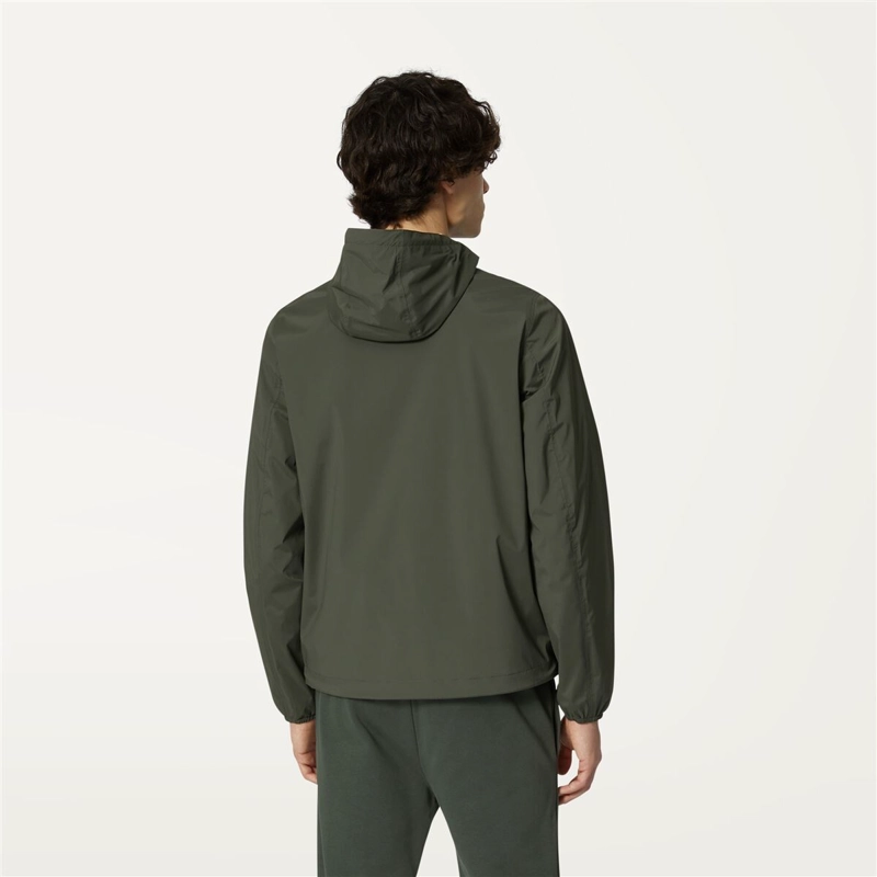 CHAQUETA MEN NAILON JACK STRETCH GREEN BLACKISH - 4