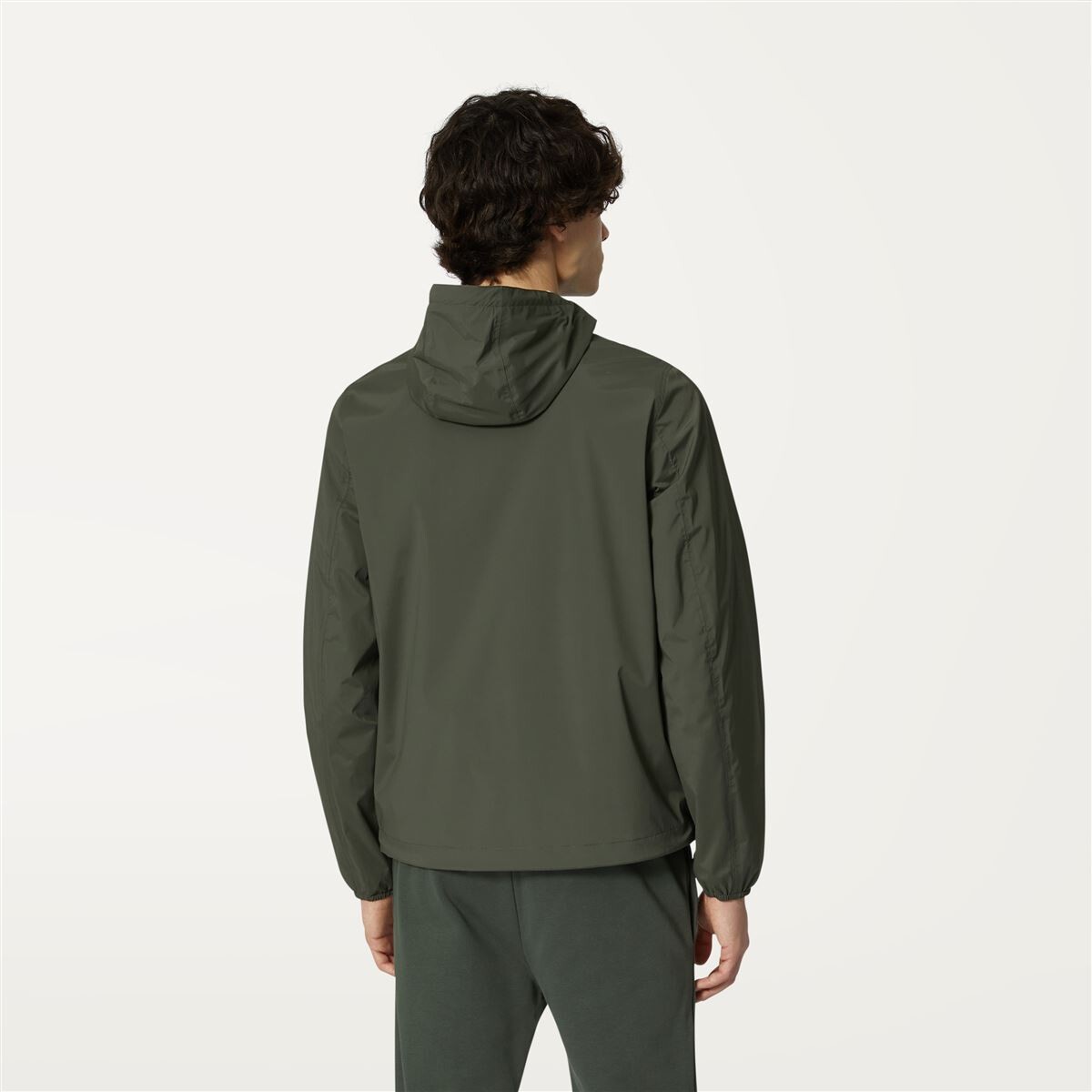 CHAQUETA MEN NAILON JACK STRETCH GREEN BLACKISH - 4