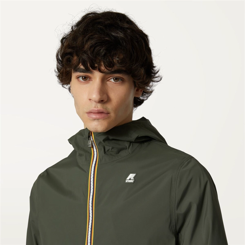 CHAQUETA MEN NAILON JACK STRETCH GREEN BLACKISH - 5