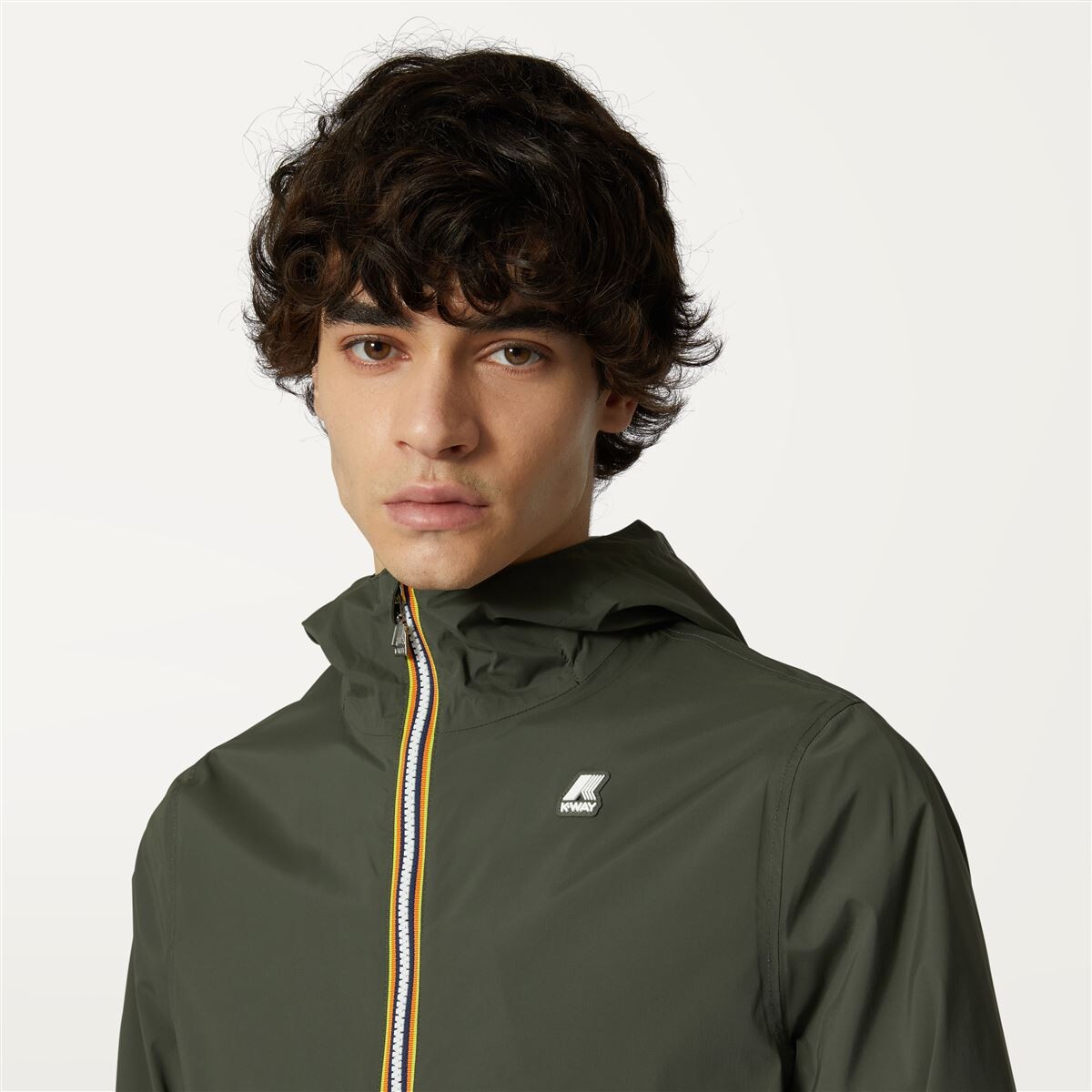 CHAQUETA MEN NAILON JACK STRETCH GREEN BLACKISH - 5