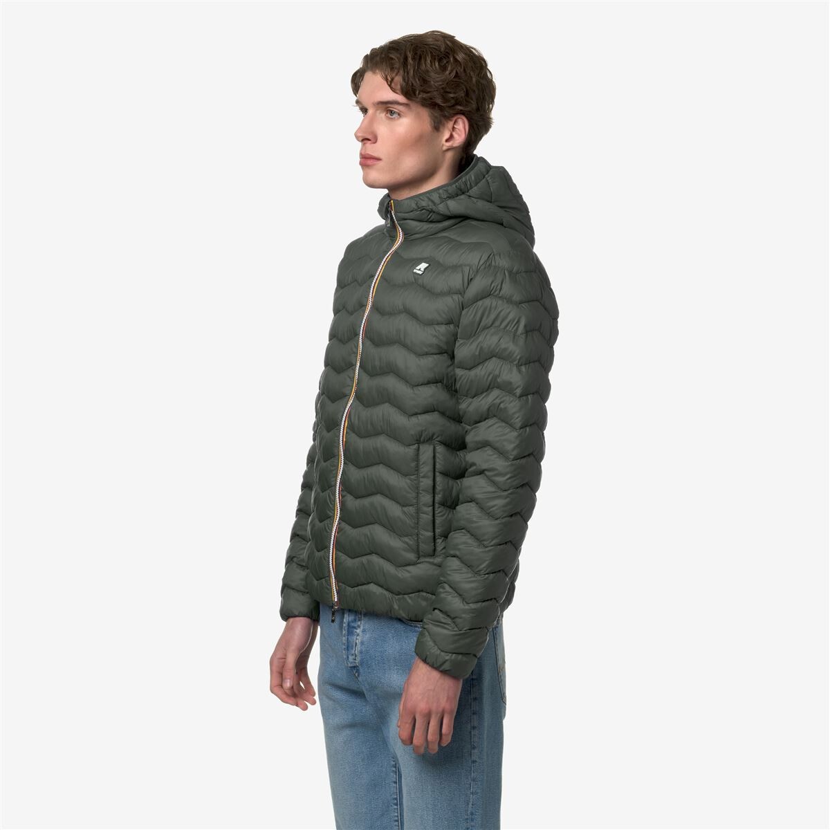 CHAQUETA MEN JACK QUILTED WARM GREEN BLACKISH - 3