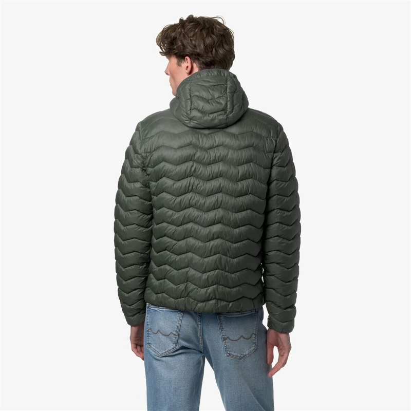 CHAQUETA MEN JACK QUILTED WARM GREEN BLACKISH - 4