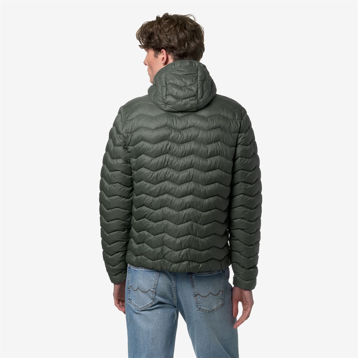CHAQUETA MEN JACK QUILTED WARM GREEN BLACKISH - 4