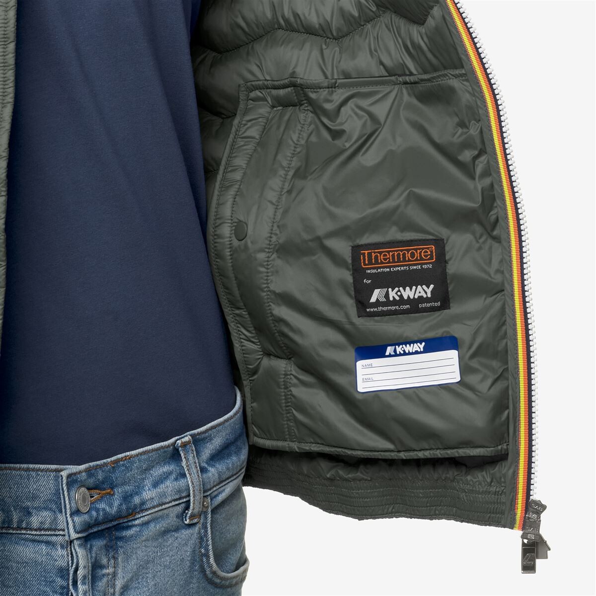 CHAQUETA MEN JACK QUILTED WARM GREEN BLACKISH - 5
