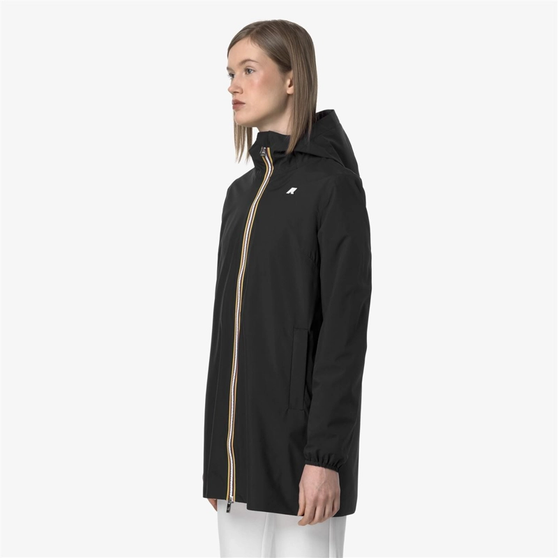 CHAQUETA WOMEN IMPERMEABLE SOPHIE STRETCH POLY JERSEY BLACK PURE - 3