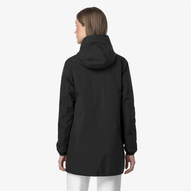 CHAQUETA WOMEN IMPERMEABLE SOPHIE STRETCH POLY JERSEY BLACK PURE - 4