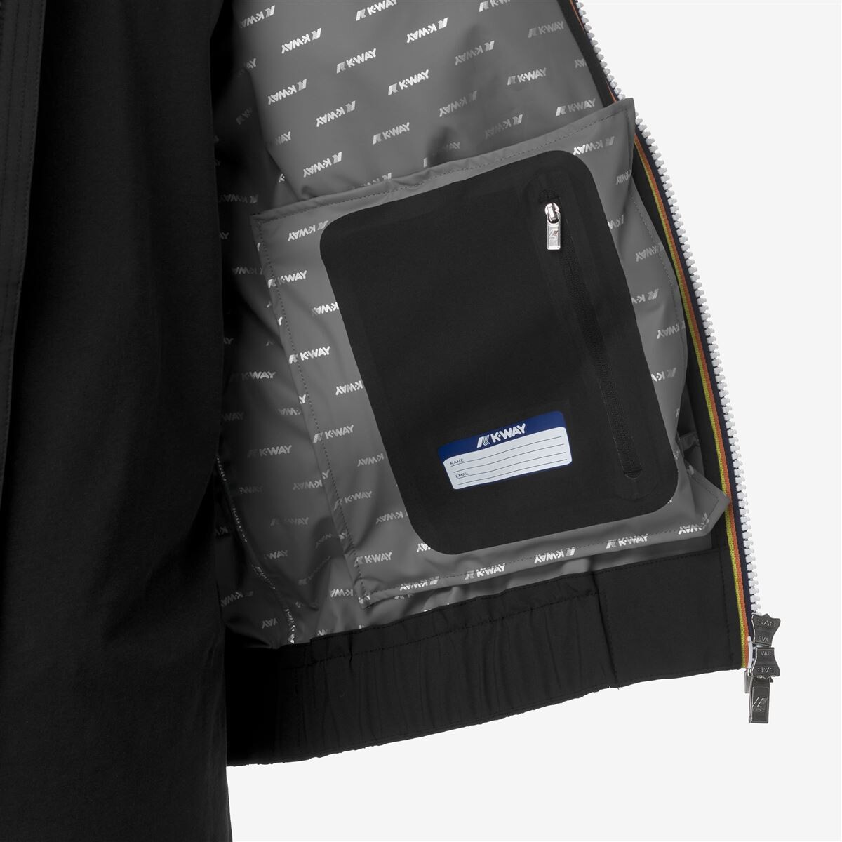 CHAQUETA MEN IMPERMEABLE AURENE STRETCH DOT BLACK PURE - 5