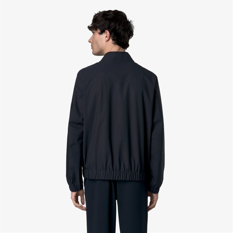 CHAQUETA MEN IMPERMEABLE AURENE STRETCH DOT BLUE DEPTH - 4