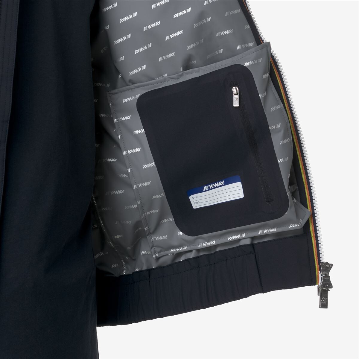 CHAQUETA MEN IMPERMEABLE AURENE STRETCH DOT BLUE DEPTH - 5
